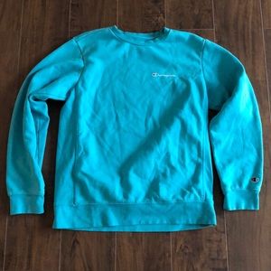 Turquoise Champion Crewneck